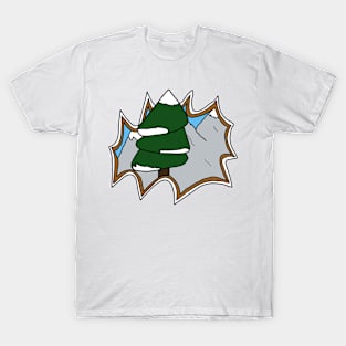 Snowy pine T-Shirt